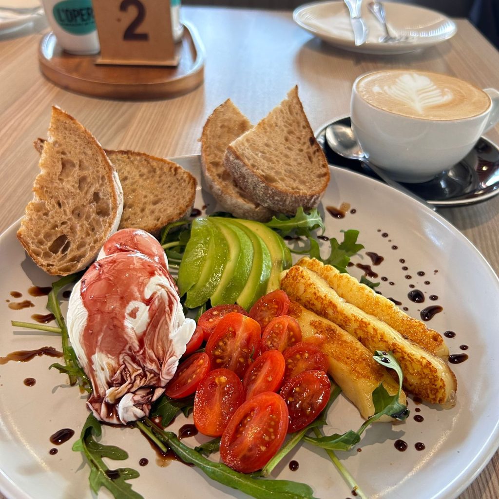 Sunrise symphony breakfast at knysna L'Opera waterfront restaurant