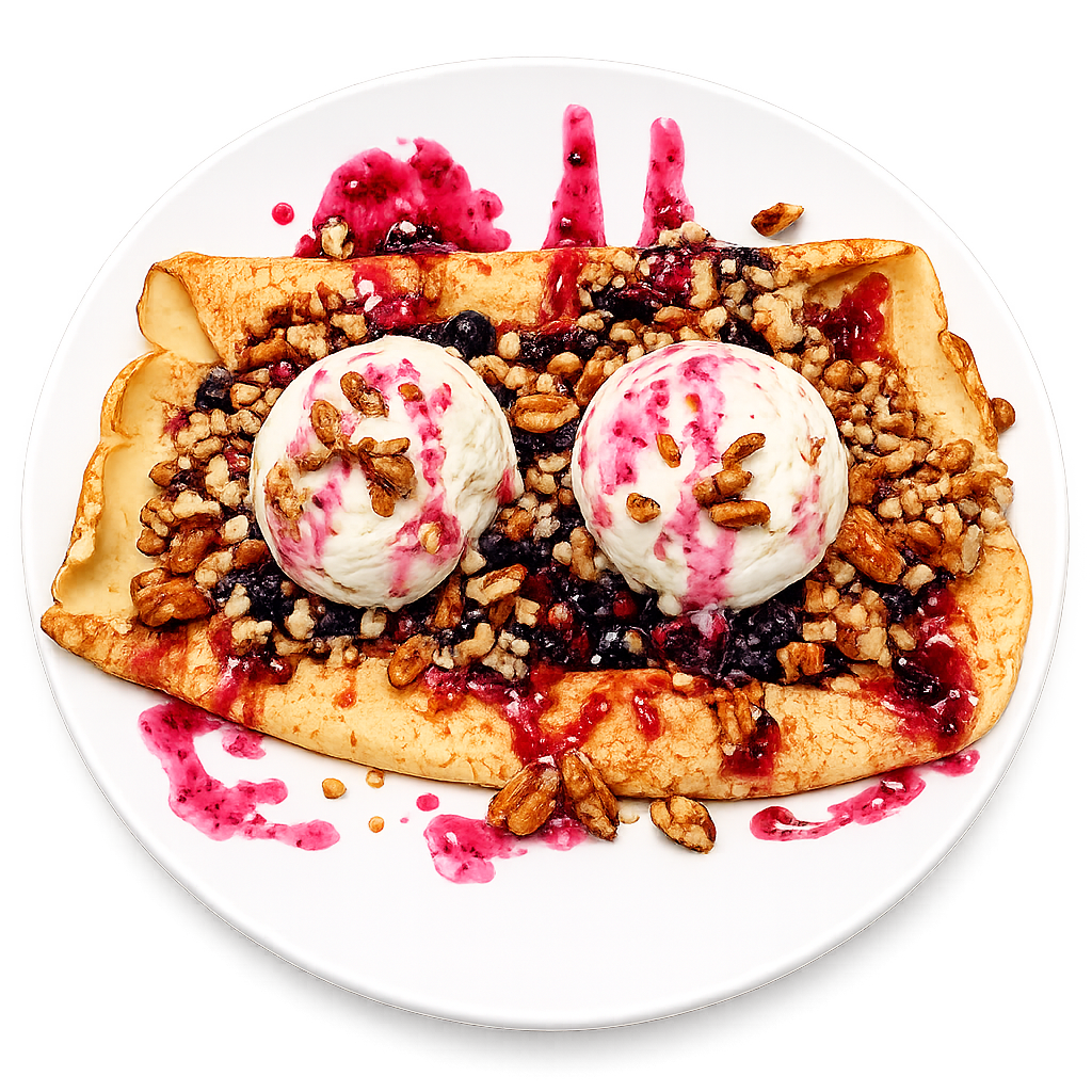 L'Opera berry delight pancakes at knysna