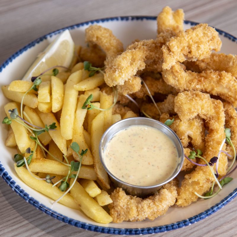 West coast calamari at L'Opera restaurant Knysna